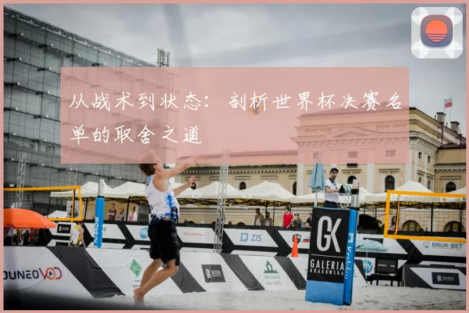 从战术到状态：剖析世界杯决赛名单的取舍之道