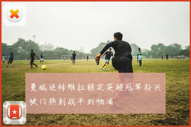 曼城逆转维拉锁定英超冠军孙兴慜破门热刺战平利物浦